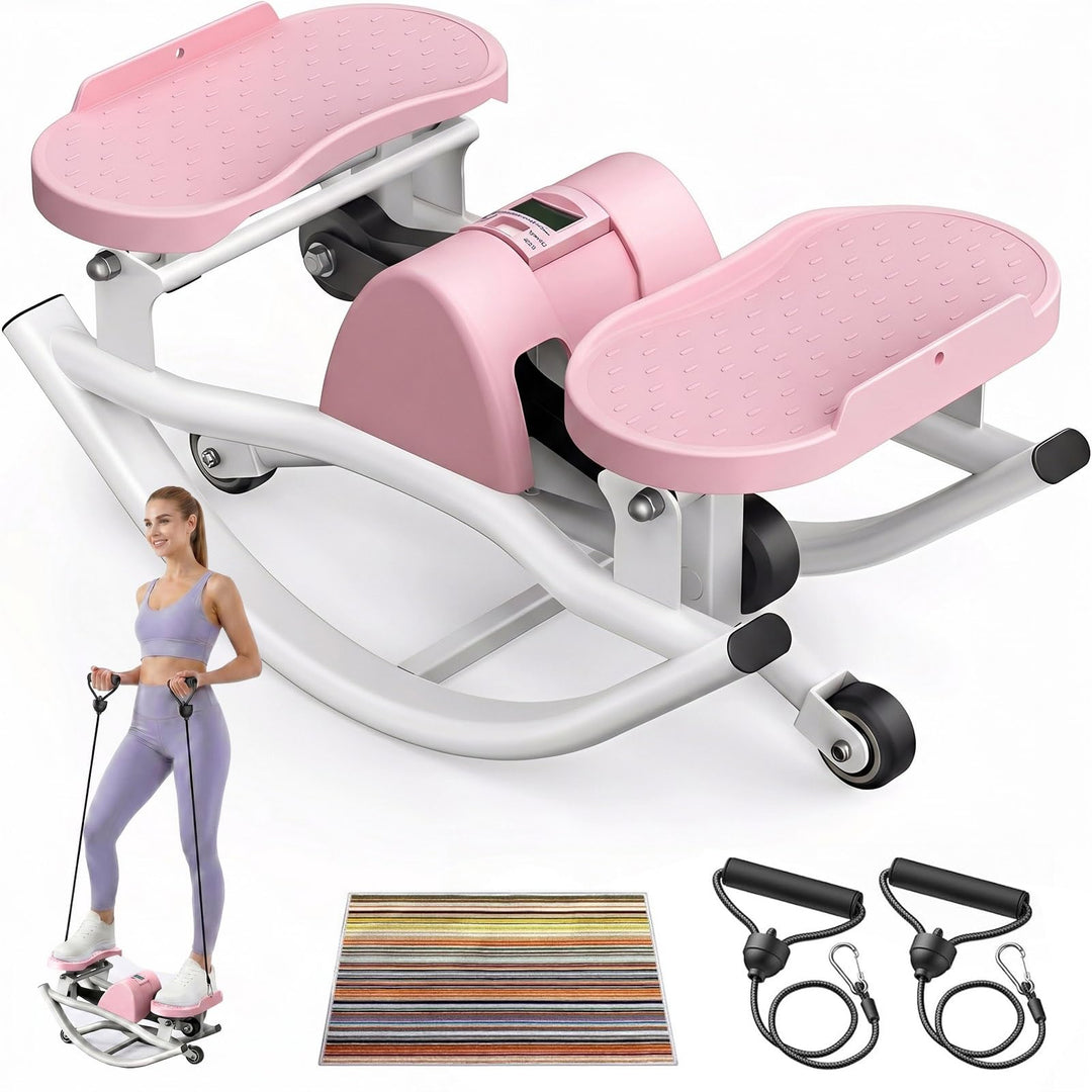 Upgraded Rock Stepper für Zuhause, Seitliche Bewegung Home Twist Stepper Side Steppers Leiser Gelenk