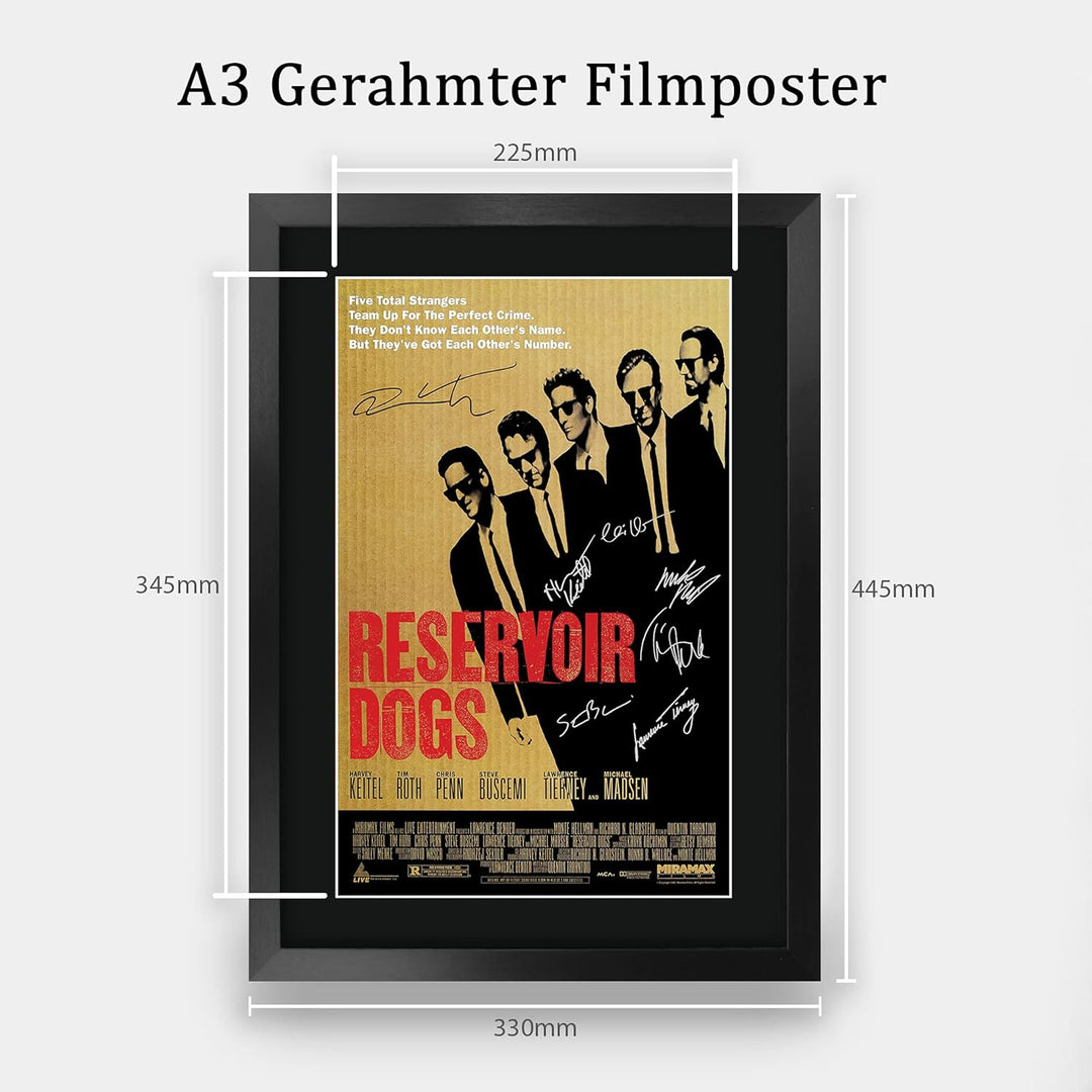 HWC Trading FR A3 Reservoir Dogs Quentin Tarantino Gifts Bedrucktes Autogrammbild für Film-Erinnerun