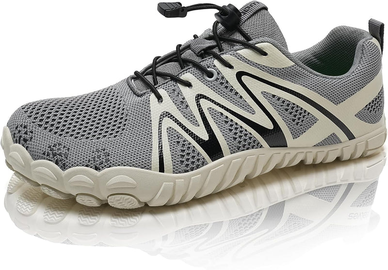IceUnicorn Barfussschuhe Herren Damen Breite Traillaufschuhe Zehenschuhe Traillaufschuhe Unisex, 37