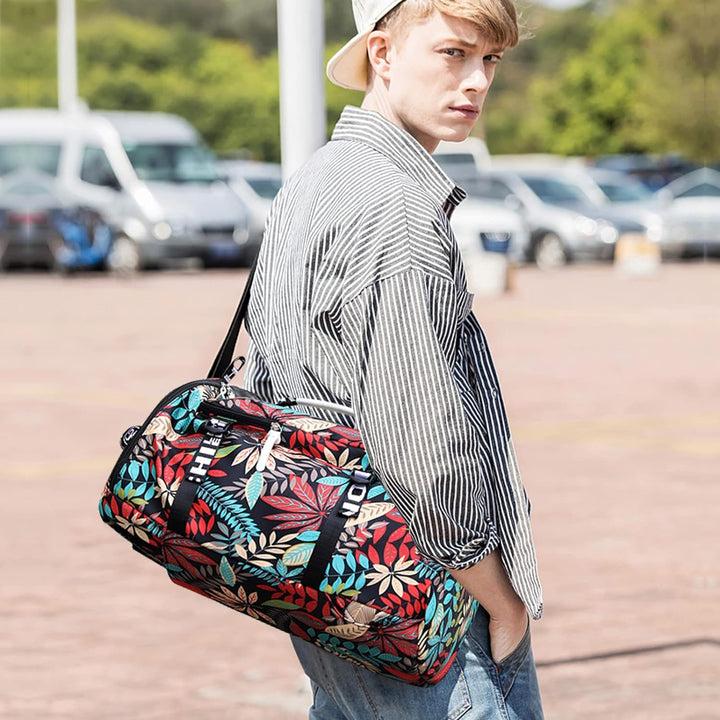 FANDARE Reisetaschen Sporttasche Laptop Tasche Damen Umhängetasche Herren Handgepäck Schultertasche