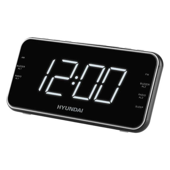 HYUNDAI Radiowecker HYURAC521 I LED Display I Digitaler FM/AM Tuner I Wecker I Radio I Snooze