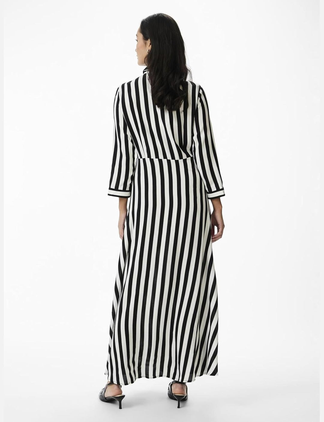YAS Female Kleid YASSAVANNA XS Black/Stripes:w White Stripes, XS Black/Stripes:w White Stripes