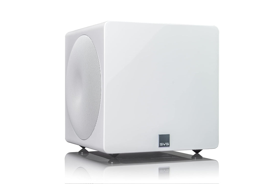 SVS 3000 Mikroversiegelter Subwoofer mit voll aktiven Dual-Treibern (20,3 cm (8 Zoll), Piano Gloss W