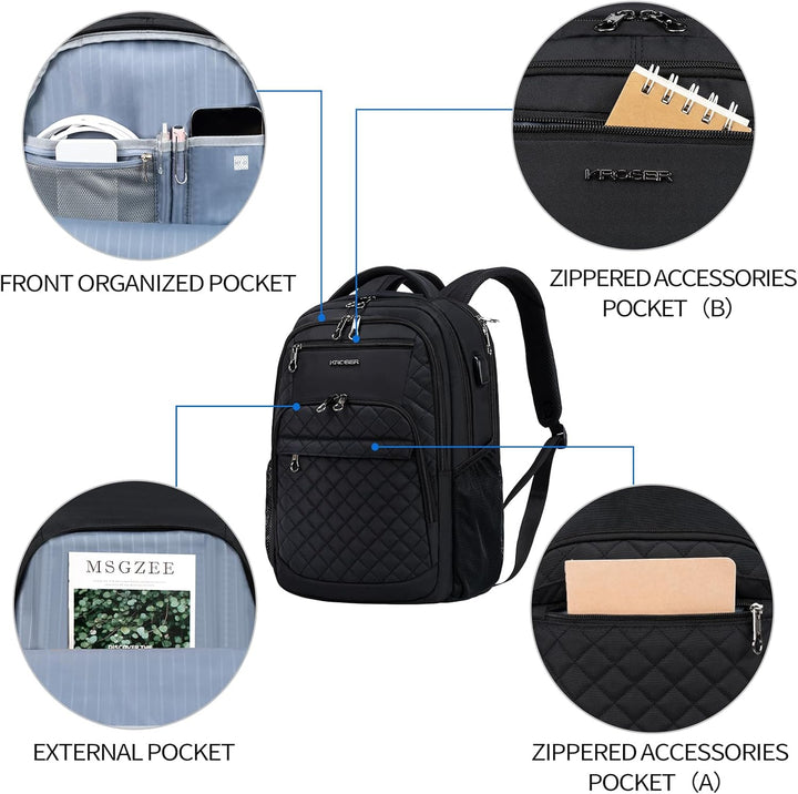 KROSER Laptop Rucksack 17,3&