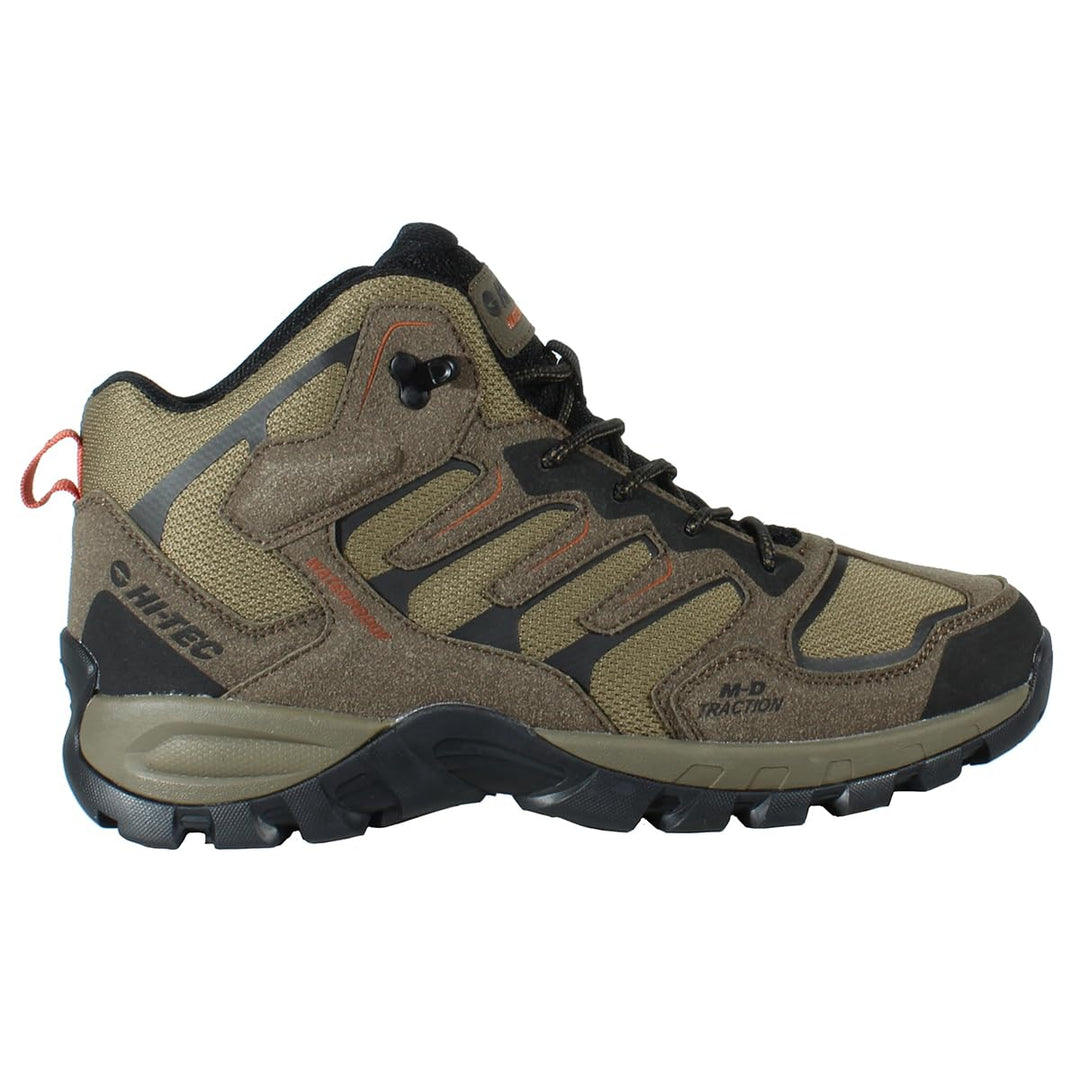 HI-TEC – Bergschuhe Herren Cervus Mid WP | Herren-Trekkingstiefel mit Membran, Gummisohle, Fersensta