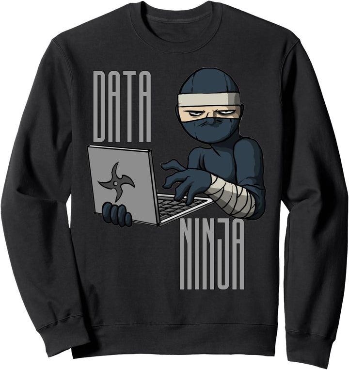 Daten-Ninja-Datenanalytiker-Geschenk Sweatshirt
