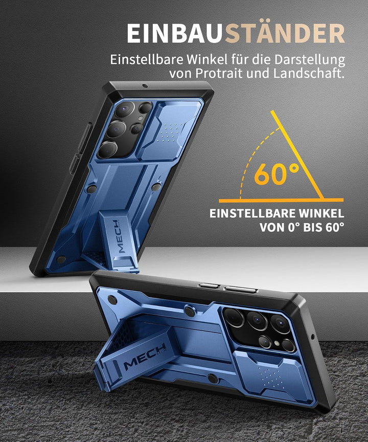 Tongate für Samsung Galaxy S23 Ultra Hülle, [Schiebekamera-Abdeckung &amp; Bildschirmschutz] [2 vordere
