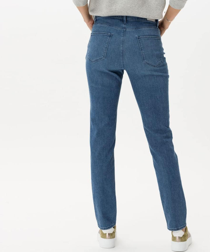 BRAX Damen Style Mary Blue Planet Nachhaltige Five-Pocket Jeans 27W / 30L Used Light Blue 1, 27W / 3