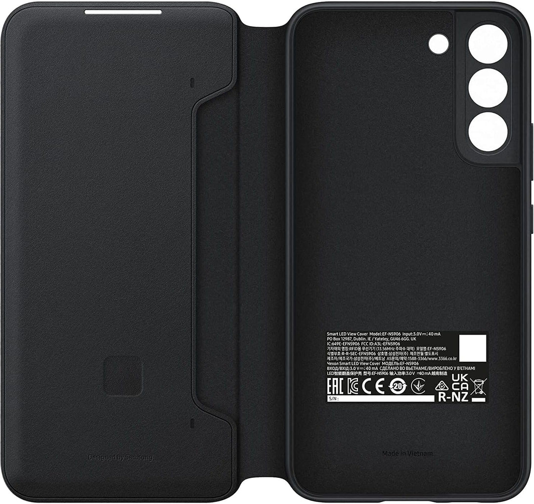 Samsung Galaxy S22+ S906 Smart LED View Cover (EE) Black EF-NS906PBEGEE