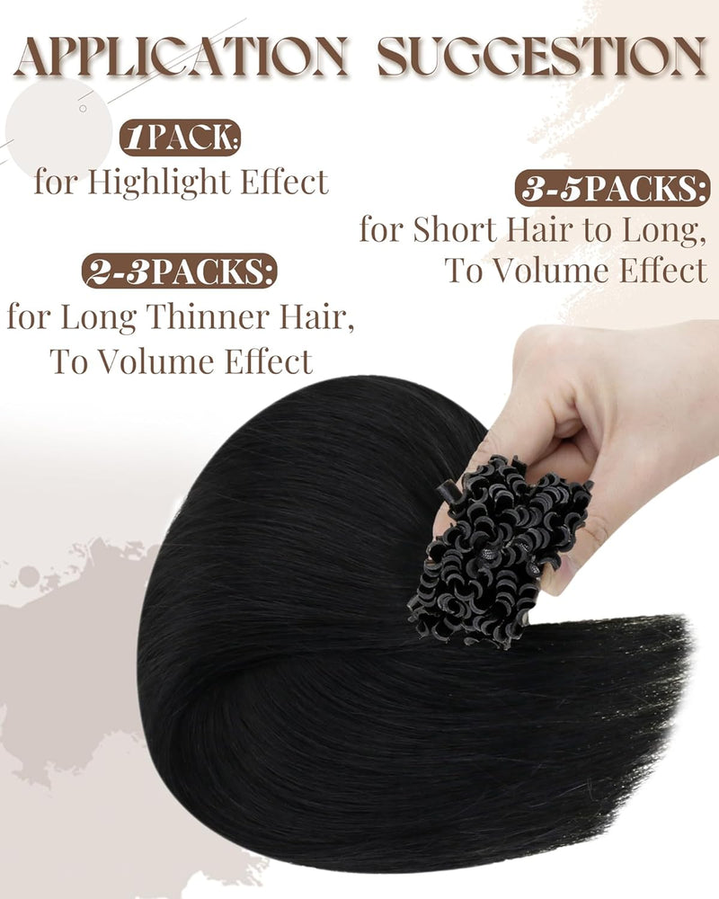 Hetto Bondings Extensions Echthaar Schwarz Keratin Extensions Bonding Echthaar Remy Extensions Echth