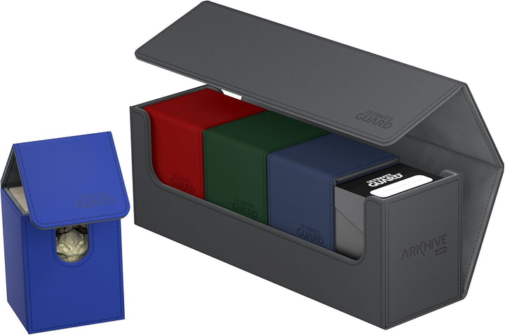 Ultimate Guard UGD010655 - Arkhive Flip Case 400+ Standardgrösse XenoSkin, grau