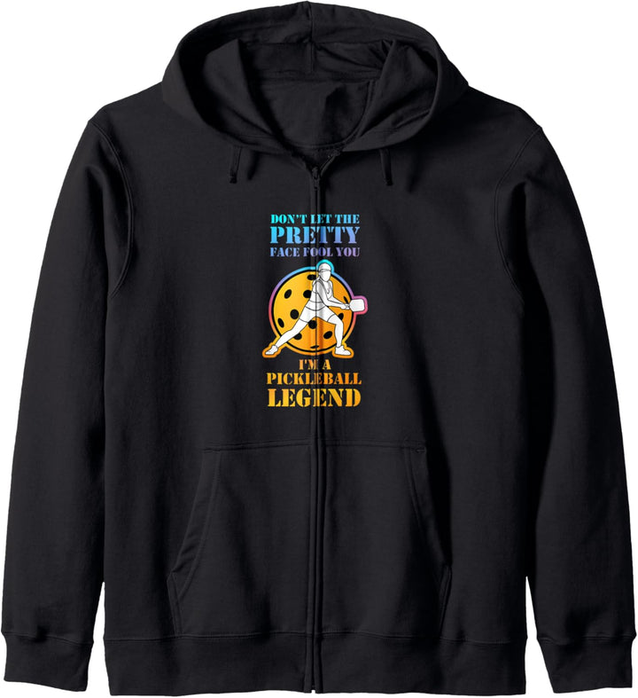 Pickleball Spieler Paddle Ball Sport Kapuzenjacke