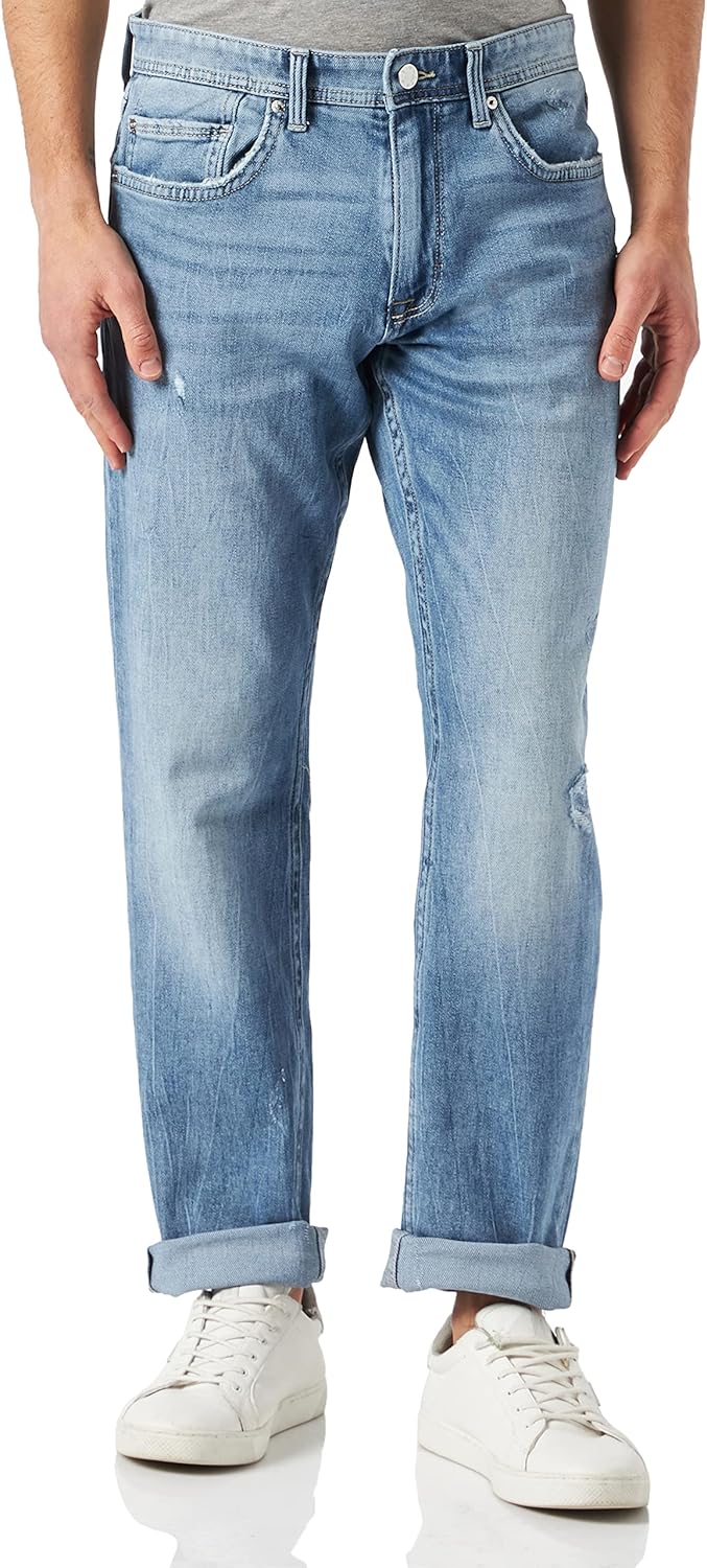 s.Oliver Herren Pants 36W / 32L Light Blue Stretch, 36W / 32L Light Blue Stretch