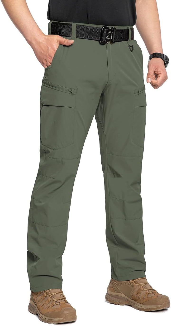 CARWORNIC Herren Schnelltrocknend Taktisch Hose Leicht Wanderhose Angelhose Stretch Cargohose 30W /