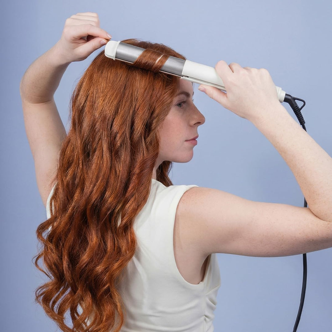 Cecotec Glätteisen RitualCare 2in1 Lisse&Curl, Glätten und Locken, Aussenplatten, MCH-Heizung, Keram