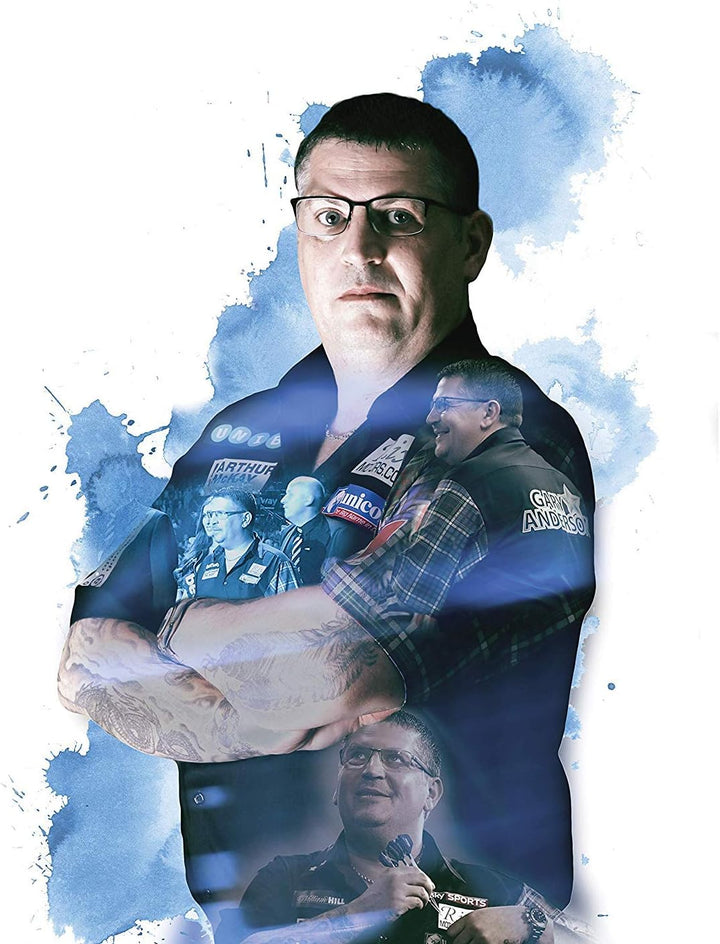 Unicorn Dartpfeile Silver Star 80 Herren% Tungsten-Gary Anderson Silber 27 g Single, Silber 27 g Sin