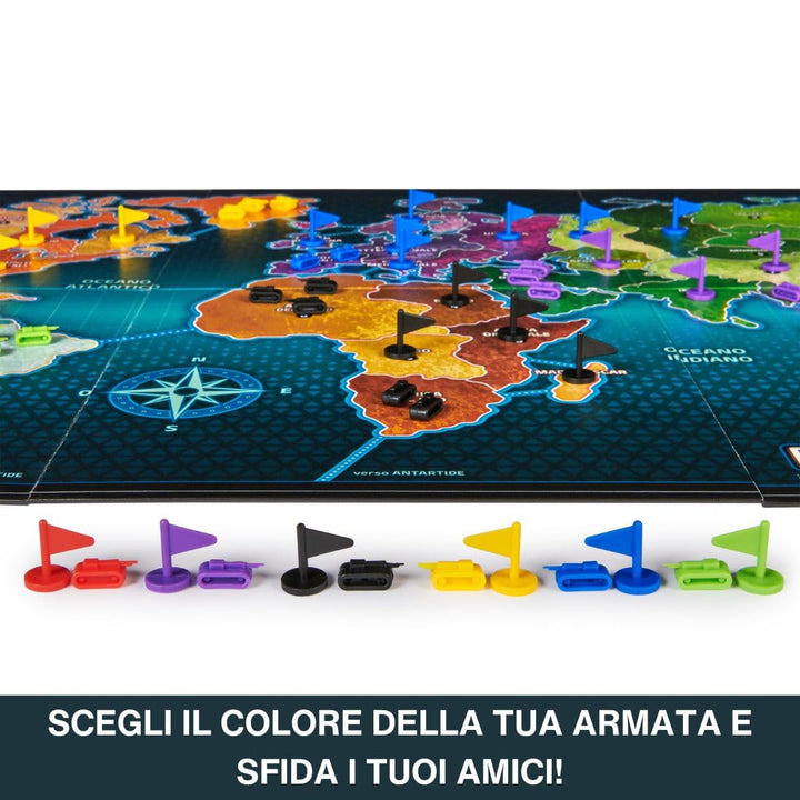 Editrice Spiele, Risiko, Boxspiele, Risico Classic Edition 2023, Gesellschaftsspiele und Strategie f