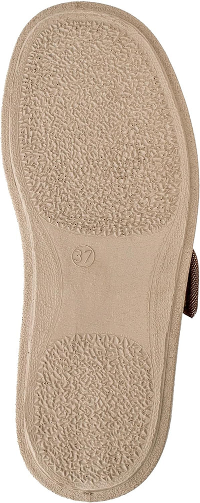 Fischer Damen Ortho Flache Hausschuhe 40 EU Beige Sand 806, 40 EU Beige Sand 806