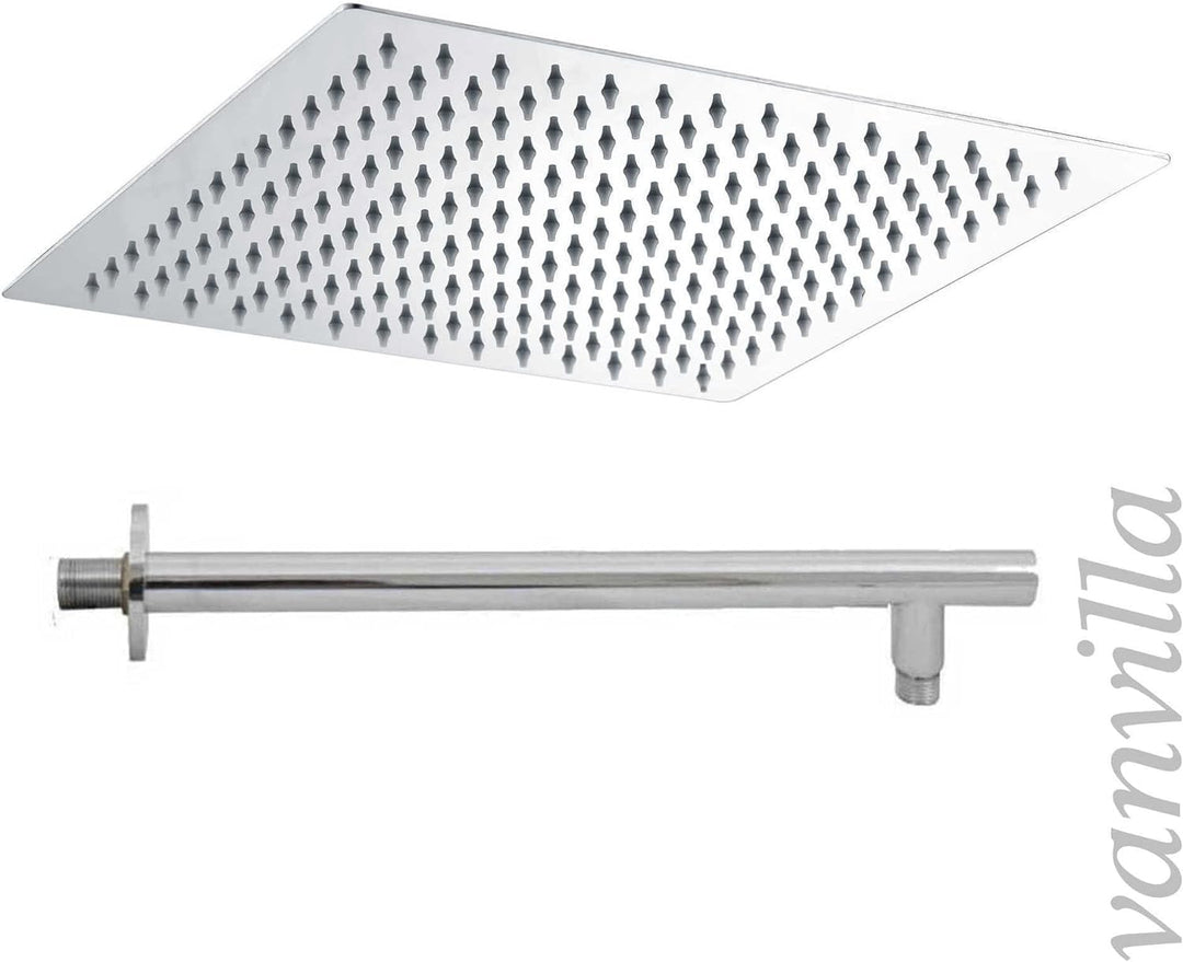 vanvilla Duschsystem mit Unterputz Duscharmatur von Grohe Eurocube Einhandmischer und vanvilla Regen