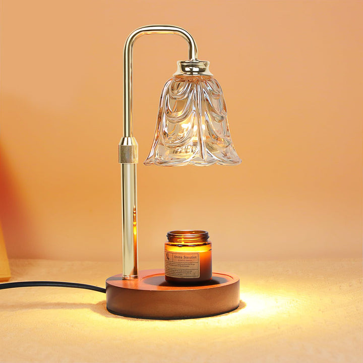 Candle Warmer Lamp with Timer Electric Adjustable Height Candle Dimmable Wax Warmer Lamp Jar Candles