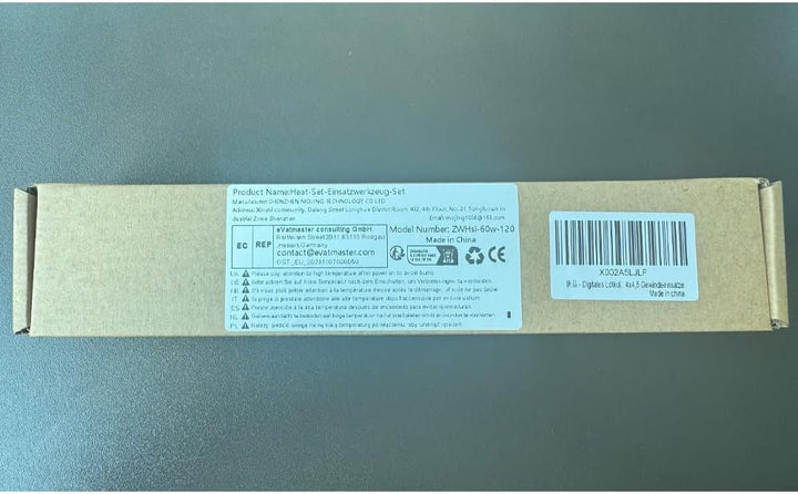 Digitales Lötkolben-Set, 60W, mit Gewindeeinsatz-Spitzen und 100 Stück M3x4x4,5 Gewindeeinsätze Iron