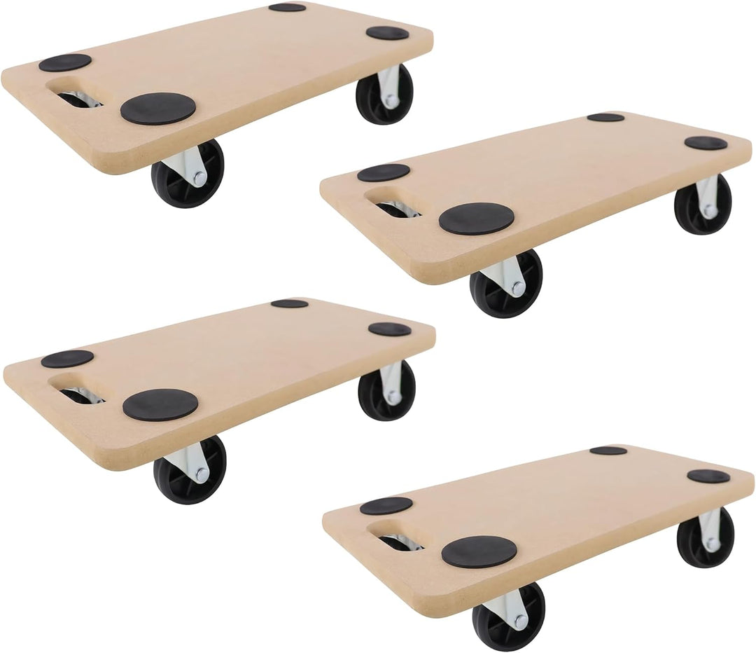 XMTECH Transportroller 580 x 290 mm, 200 kg Maximal Tragkraft, Rollbrett MDF Möbelroller Möbelhund R