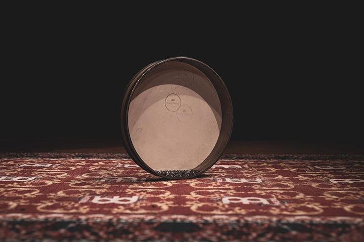 Sonic Energy 16 Zoll Ozeantrommel – Mit Ziegenfell und Kunststofffell – Wellenklang für Meditation,