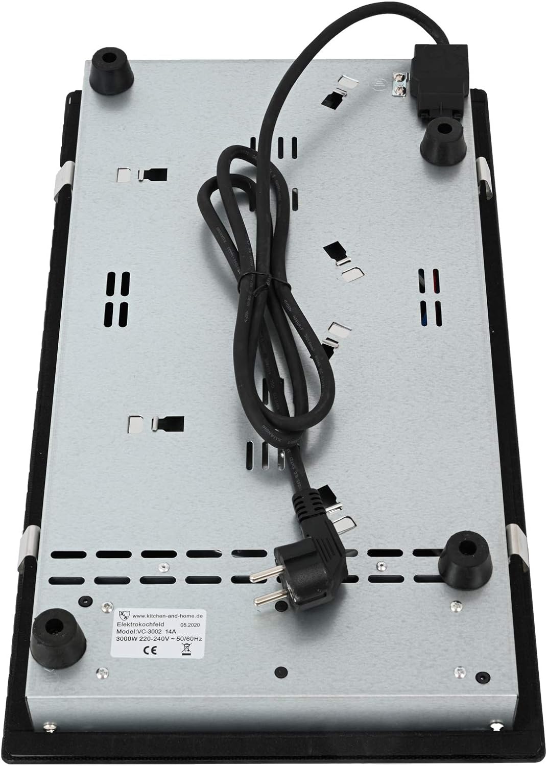 K&H® Domino 2 Zonen Glaskeramikkochfeld 30cm Autark Eingebaut VC-3002