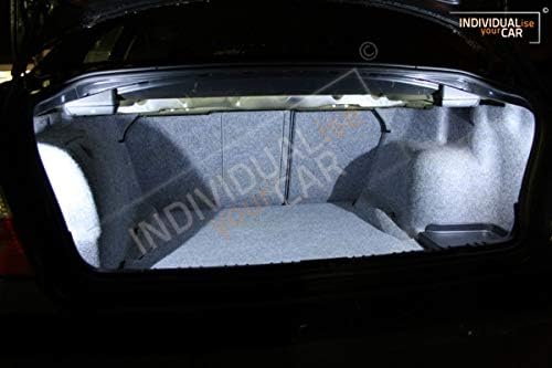 INDIVIDUALise your CAR Innenraumbeleuchtung SET für 3er E46 Limousine (Cool-White) Kaltweiss, Cool-W
