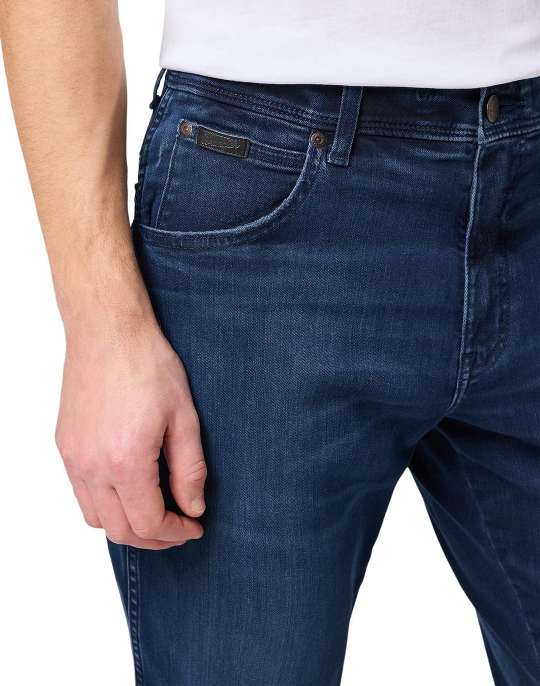 Wrangler Texas Stretch W121XU13M Herren Jeanshosen/Lang, Karotte (Tapered) 29W / 32L Arm Strong, 29W