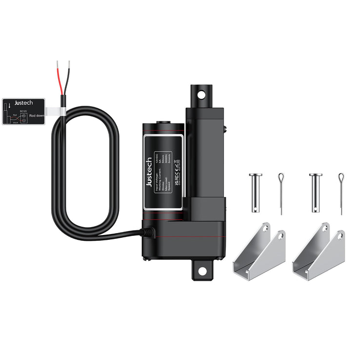 Justech Linear Actuator 50mm Linearantrieb 3000N/660LBS IP65 5mm/s Motor Lineartechnik Aktuatoren Li