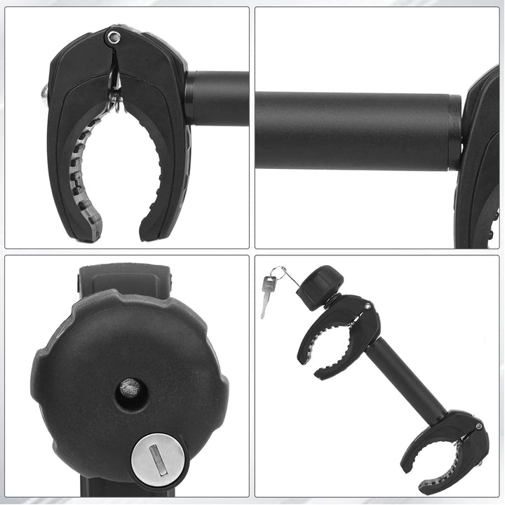 Rahmenhalter für Fahrradträger 32CM Länge, Universal Kurze Fahrradrahmenhalter Abschliessbare, Rahme