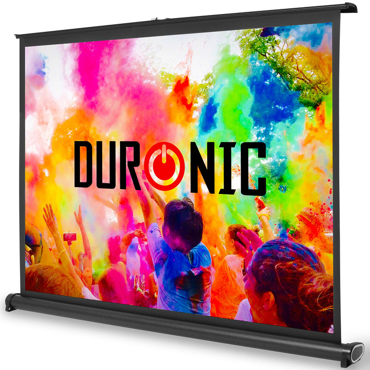 Duronic DPS40 4:3 Leinwand | 40 Zoll Mobile Beamerleinwand in Tragetasche mit 81 x 61 cm | 4:3 Heimk
