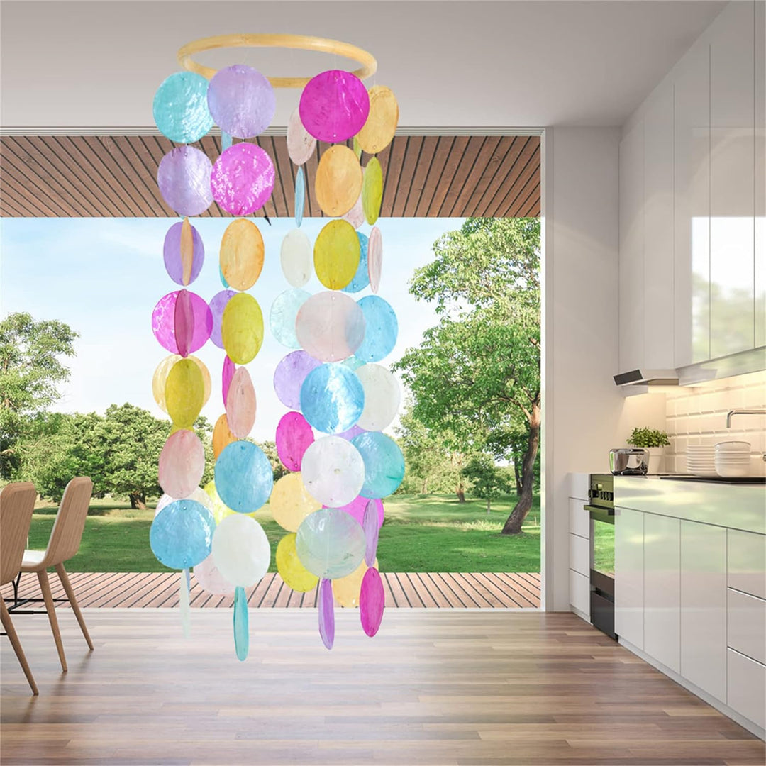 ZOYIEP Traumfänger Windspiel, Perlmutt Muscheln Deko Windspiele, Handgefertigt DIY Mobile Boho Deko