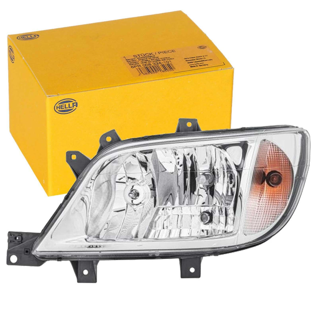 HELLA 1EH 246 047-211 FF/Halogen-Hauptscheinwerfer - links - für u.a. Mercedes-Benz Sprinter 4,6-T B