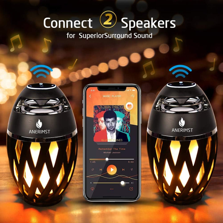 ANERIMST Bluetooth-Lautsprecher für den Aussenbereich, Geschenke für Männer, Frauen, Papa, Mutter, w