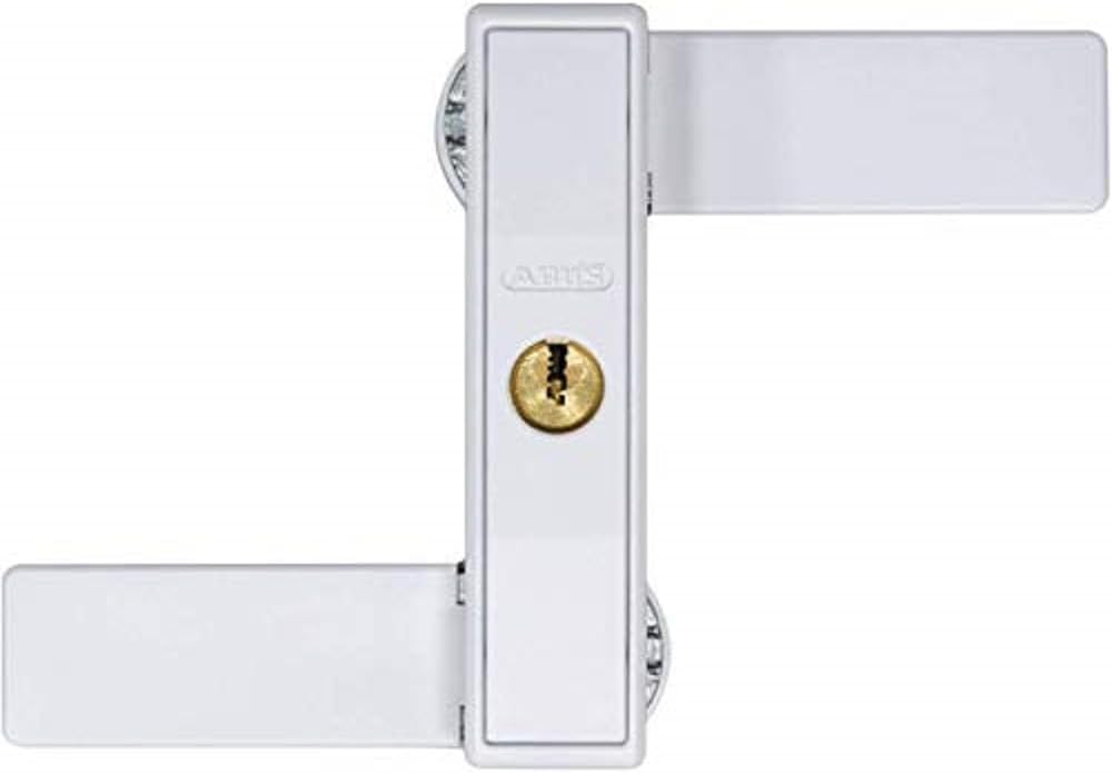ABUS 85025 2530 W vs. Fensterschloss Weiss verschiedenschliessend EK, Weiss verschiedenschliessend E