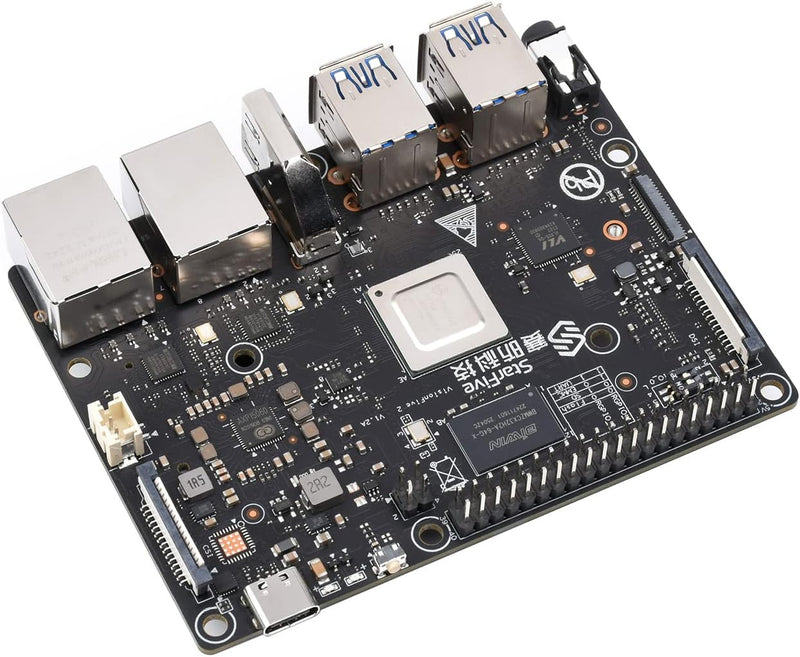 Waveshare VisionFive2 RISC-V Single Board Computer, StarFive JH7110 Processor, with Integrated 3D GP