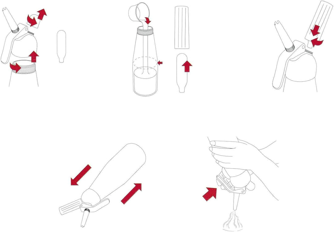 Lacor 68405 Sahnebereiter,Edelstahl rostfrei plus Aluminium 1 L