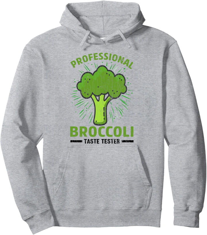 Brokkoli-Tester Lustig Vegetarisch Vegan Gemüse Grafik Pullover Hoodie