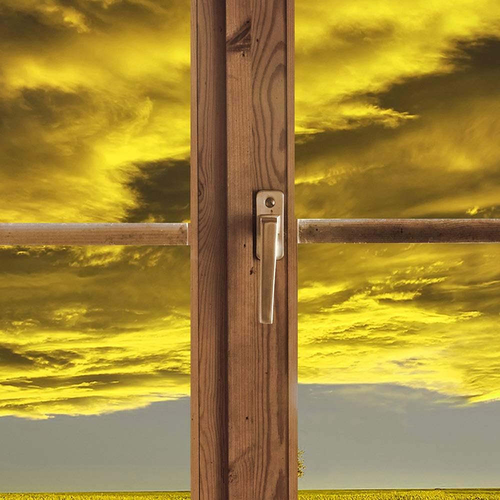 Feeby Bild auf Vlies Leinwand Einsamer Baum Gegen Himmel 90x60 cm Kunstdruck Modern Wandbilder Deko