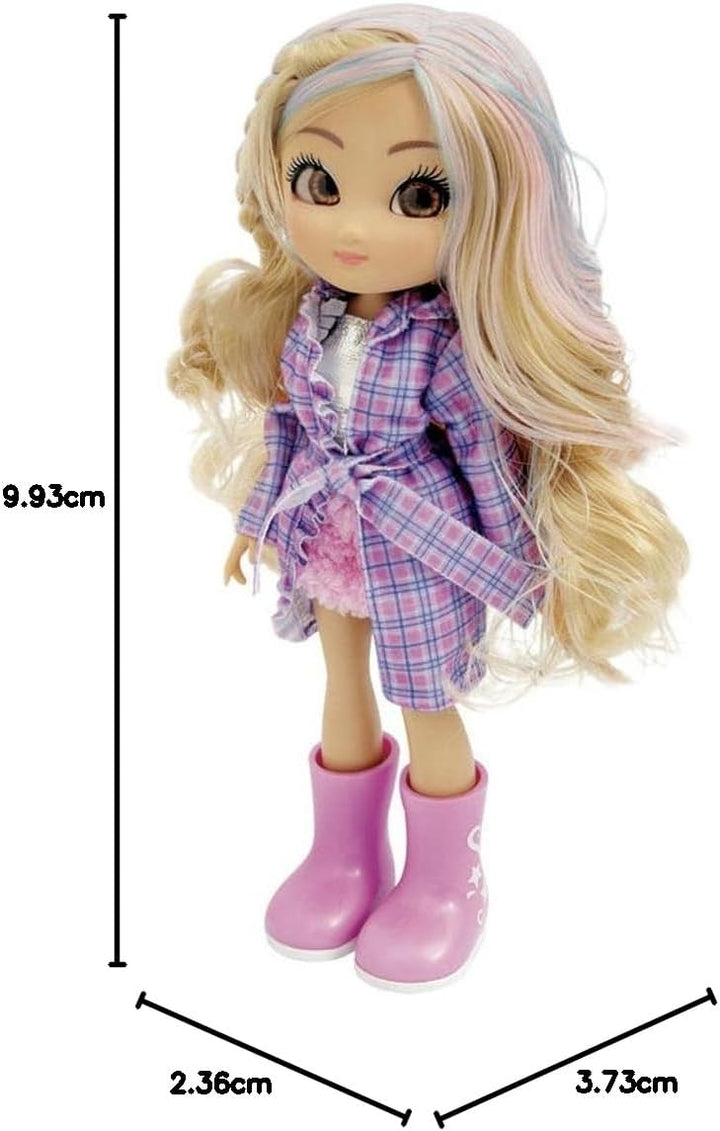 UNIQUE EYES , 25 cm grosse Puppe - Rebecca, mit ihren Augen, die dir folgen, mit Kleidung, Spielzeug
