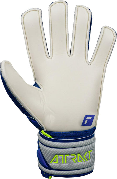 Reusch Jungen Attrakt Junior Unisex Torwarthandschuhe mit Aussennaht Schnitt und Solid Belag, Geeign