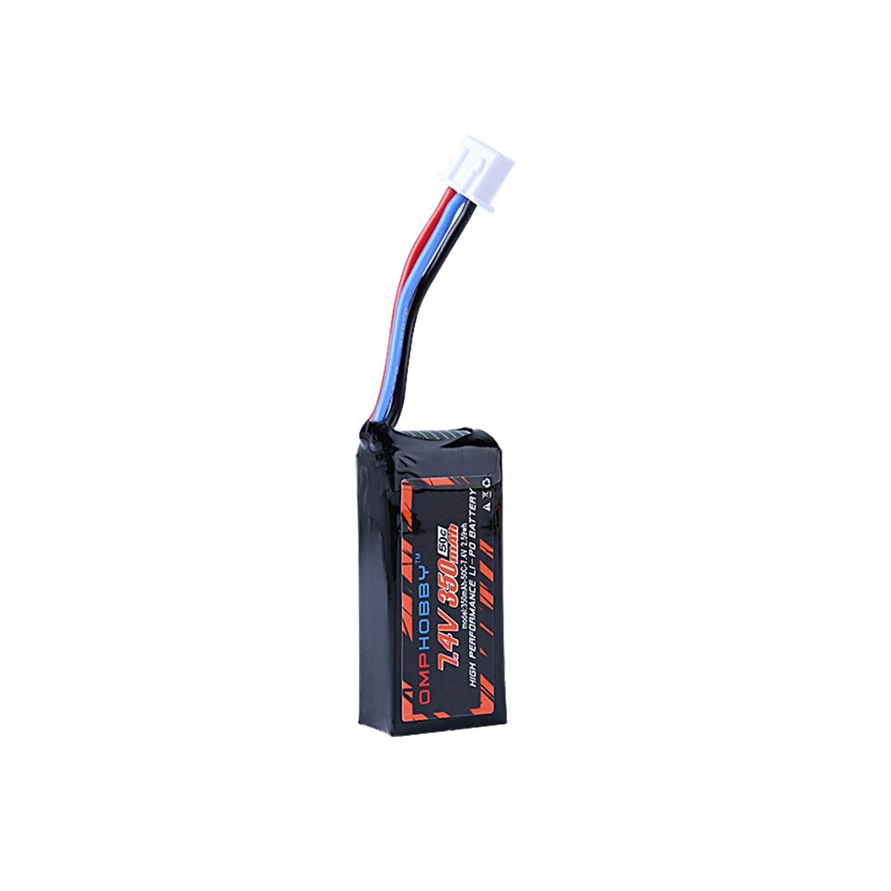 OMPHOBBY M1 Hubschrauber Ersatzteil Lithium-Akku 2S 350mAh 50C OSHM1024 – Original-Ersatz für OMP Ho