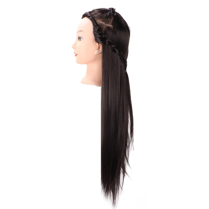 Haar-Styling-Trainings Kopf, Haar-Übungs Kopf, Langer Haar-Mannequin-Kopf Profession eller Friseur H