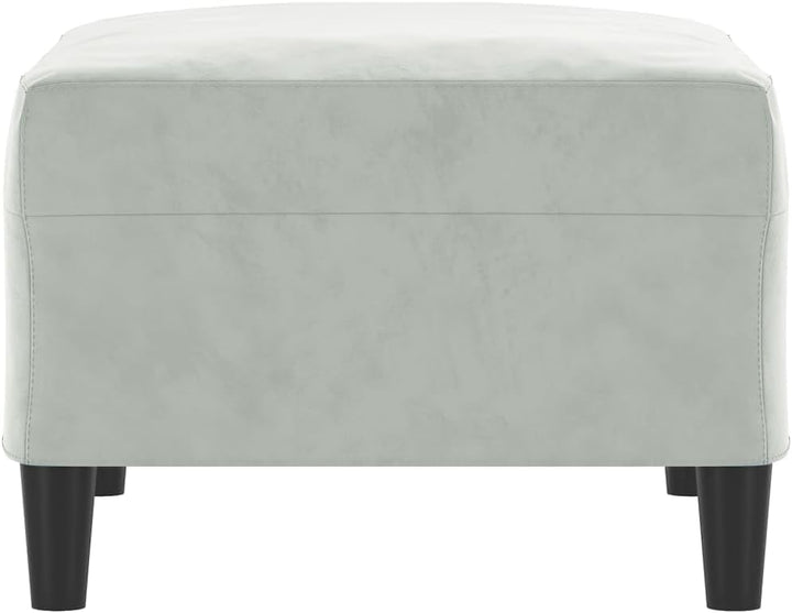 vidaXL Fusshocker, Sitzhocker Sitzbank mit Holzrahmen, Polsterhocker Hocker für Wohnzimmer, Fussbank