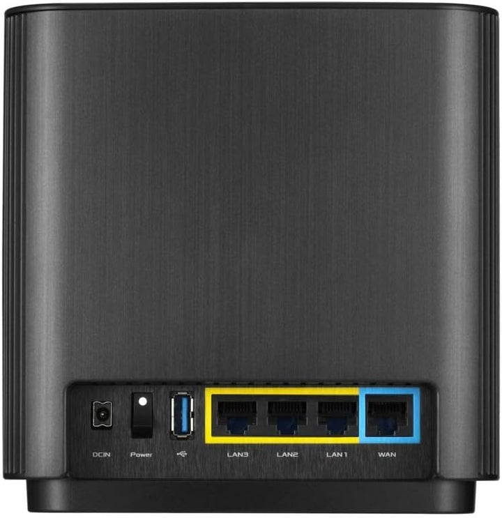 Asus ZenWiFi AC (CT8) Router (Ai Mesh WLAN System, WiFi 5 AC3000, Tri-Band, 3x Gigabit LAN, AiProtec