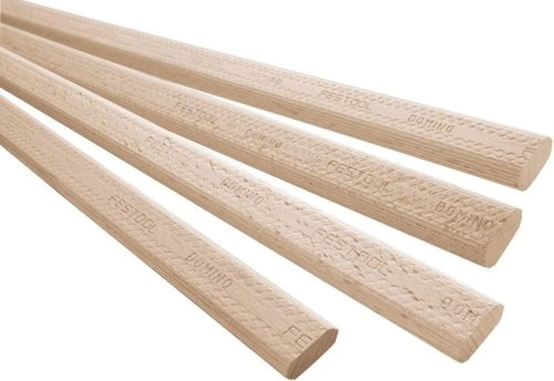 FESTOOL 498687 DOMINO Dübelstange Buche D 10x750/28 BU Pack of 28 Domino Buchenholz, Pack of 28 Domi