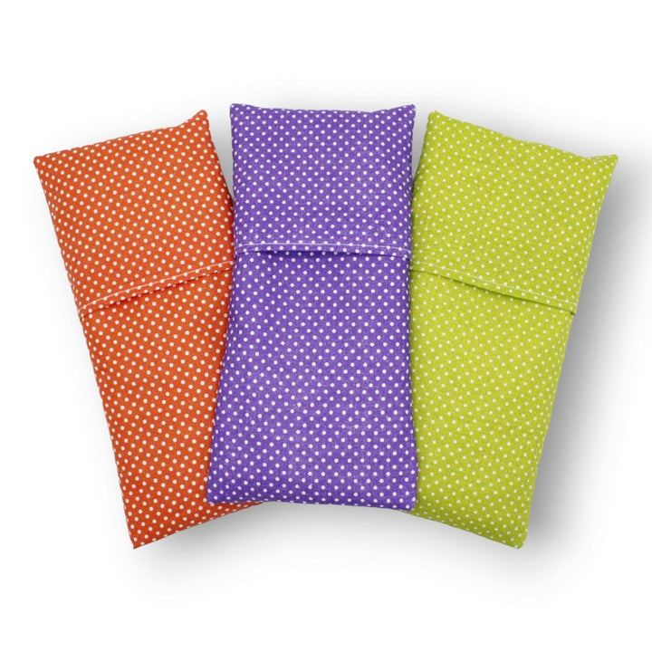 Augenkissen yoga "Pack 6 colors" (6 Füllung, 6 waschbare Bezüge) | Lavendel Samen und Reis | Yoga, M