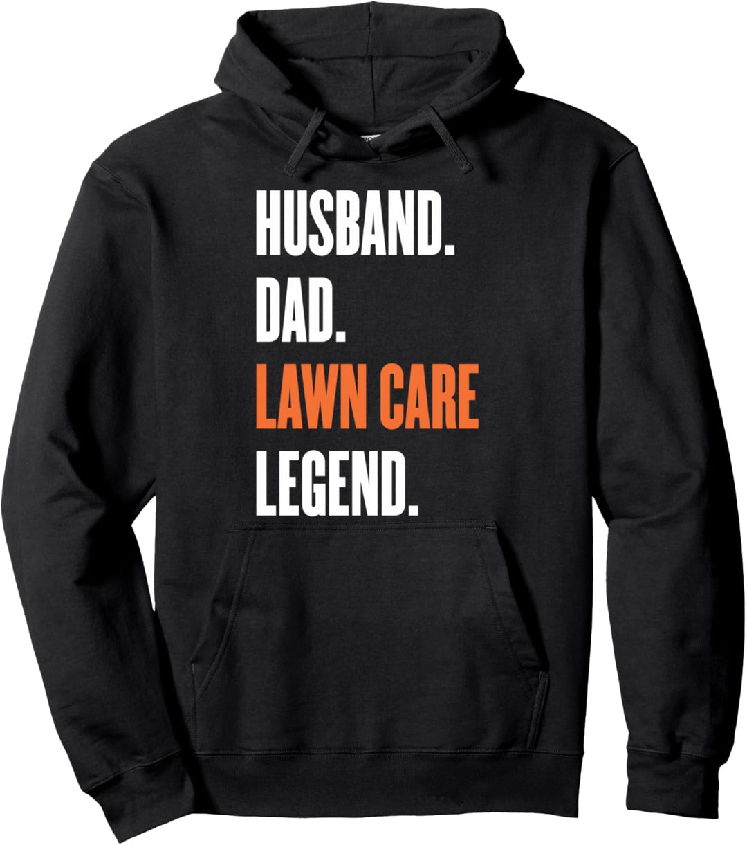 Lustige Männer Mähen Ehemann Papa Rasenpflege Legende Hof Ar Pullover Hoodie